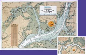 Mappa Stampa Sealake: South Carolina – Cape Fear A Murrells Inlet, Pesca Oceanica