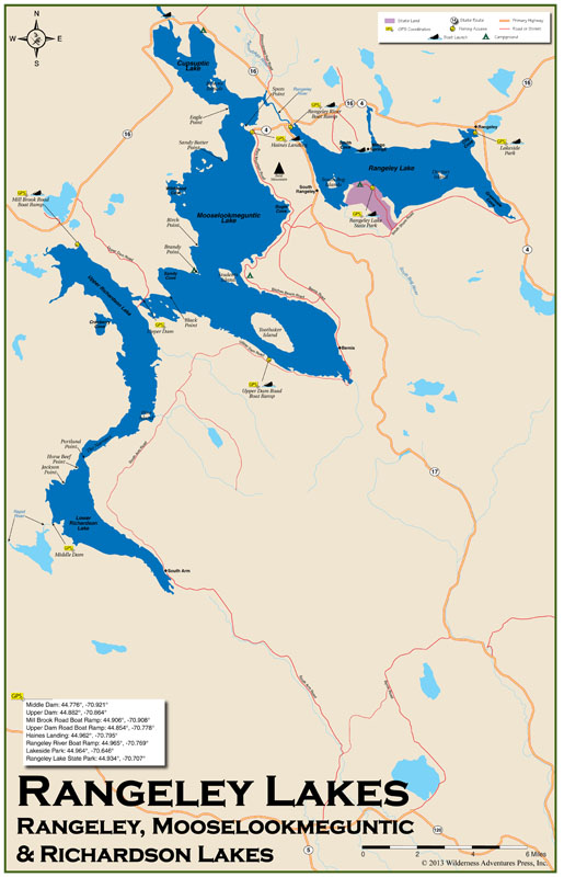 East Grand Lake Depth Chart